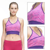 Purpton Bras Women Fitness Sexy Yoga Sports Bra for Running Sports Gym Athletic Top Bra Breathable Padded Stretch Push Up Underwear for Women