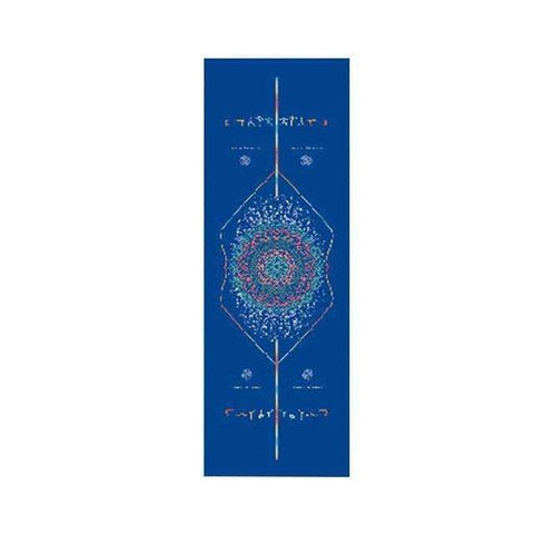 Purpton Fitness Equipment Beige Rectangle Yoga Mat Double-sided Unique Print Position Line Sports Fitness Towels Non Slip Microfiber Yoga Floor Drape 1830*630cm