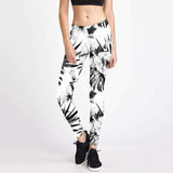 Purpton Leggings White / S Yoga Pants Printing Flowers Women Sexy Fitness Pants Running Jogging Leggings High Elastic Slim Women Trousers Female Sports