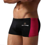 Purpton Mens Swimwear Black / L KWAN.Z Men's Shorts Swimwear patchwork simple fashion men's swimwear men board shorts brave person beach shorts zwembroek heren