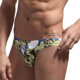 Purpton Mens Swimwear blue / S KWAN.Z swimwear 2017 men short brand male board shorts skeleton printing triangular swimsuit trunks beach shorts maillot de bain