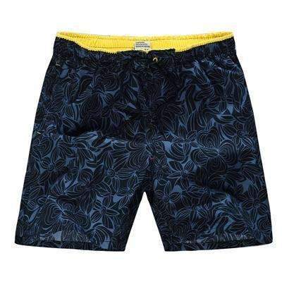 Purpton Mens Swimwear s1101 dark blue / M Tailor Pal Love Men Shorts Casual Print Mens Beach Quick Drying Polyester Boardshorts Bermuda 2017 Summer Board Short Hot