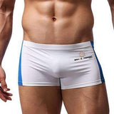 Purpton Mens Swimwear White / L KWAN.Z Men's Shorts Swimwear patchwork simple fashion men's swimwear men board shorts brave person beach shorts zwembroek heren