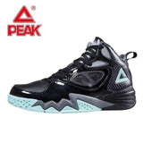Swim4Fit Men's Shoes Black Lt Blue / 42 PEAK SPORT Monster II Men Basketball Shoes Breathable Training Competitions Sneakers FOOTHOLD Tech High-Top Athletic Ankle Boots
