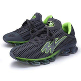 Swim4Fit Men's Shoes Green / 8 Lightweight Men Sport Running Shoes Comfortable Breathable Anti-Slip Men Male Hollow Sole Sneakers Shoes 39-48 plus size
