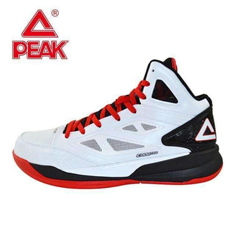 Swim4Fit Men's Shoes White Black / 7 PEAK SPORT Soaring Men Basketball Shoes FOOTHOLD Cushion-3 COOLFREE Tech Athletic Ankle Boots Breathable Training Sneakers