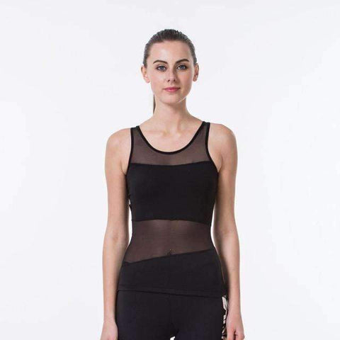 Swim4Fit Women's Shirt Black / L Women'S Yoga T-Shirt Yoga Woman Sleeveless Yoga Tank Tops Tights Sports Tops Fitness Shirt Women Quick Dry Running Shirts