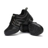 Swim4Fit Women's Shoes Black Gold / 5 Spring Summer Soft Sole Women Dance Shoes Breathable Gym Sports Sneakers Female Girls Dancing Shoes Mordern/Ballroom/Jazz Dance