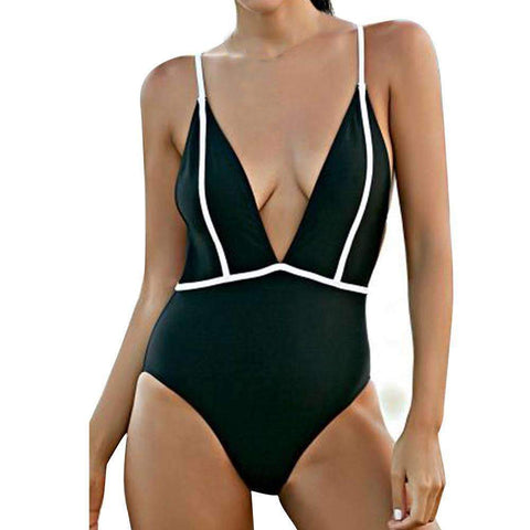 Swim4Fit Women's Swimwear Women's Sexy Padded One Piece Swimsuit
