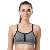 Purpton Bras Gray / L Sexy Fitness Women Sports Tank Top Fitness Running Yoga Bra Back With Hollow Mesh Breathable Quick Dry Gym Yoga Vest