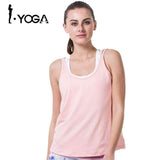 Purpton Bras Pink / L Sexy Fitness Women Yoga Shirt Breathable Vest Hollow Mesh Fitness Gym Tank Top Tights Running Quick Dry Sports Yoga Shirt