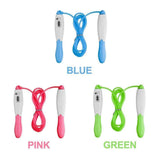 Purpton Fitness Equipment Counting Skipping Rope Jump Ropes Sports Fitness Exercise Tool Fast Speed Counting Jump Skip Rope Skipping Wire Blue Green Pink