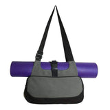 Purpton Fitness Equipment Gray High Quality Multifunctional Yoga Mat Canvas Bag Backpack Shoulder Messenger Sport Bag For Women Fitness Duffel Clothes Gym Bag