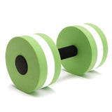 Purpton Fitness Equipment Green High Quality Sport Water Weight Aerobics EVA Dumbbell Meduim Aquatic Barbell Fitness Aqua Pool Exercise Training Equipment