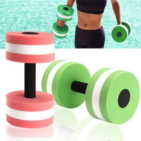 Purpton Fitness Equipment High Quality Sport Water Weight Aerobics EVA Dumbbell Meduim Aquatic Barbell Fitness Aqua Pool Exercise Training Equipment