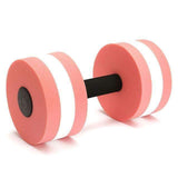 Purpton Fitness Equipment Pink High Quality Sport Water Weight Aerobics EVA Dumbbell Meduim Aquatic Barbell Fitness Aqua Pool Exercise Training Equipment