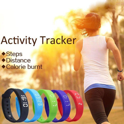 Purpton Fitness Equipment Wholesale Sport  3D LED Calorie Pedometer Smart Unisex Watch Gifts#