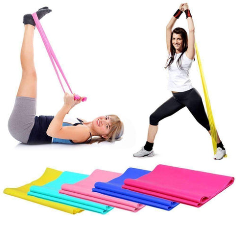 Purpton Fitness Equipment Workout Training Strength Elastic Resistance Stretch Exercise Fitness Yoga Band 1.2m