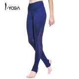 Purpton Leggings Navy / S Fitness Women Sport Pants Training Athletic Sportswear Trousers Yoga Mesh Leggings Workout Gym Running Tights with Foot  K0009