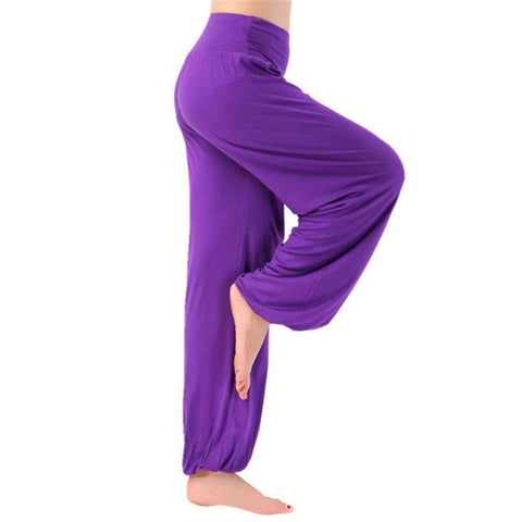 Purpton Leggings New S-XL plus size High waist Women  Dancing Trouser autumn  women sport yoga pants Super Soft Light Loose Lantern Pants