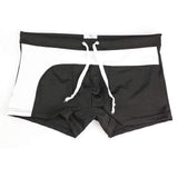 Purpton Mens Swimwear Black / S NIBESSER Brand Fashion Flat Underwear Men Board Shorts Patchwork Quick Dry Summer Beachwear Casual Shorts Beach Shorts