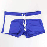 Purpton Mens Swimwear Blue / S NIBESSER Brand Fashion Flat Underwear Men Board Shorts Patchwork Quick Dry Summer Beachwear Casual Shorts Beach Shorts