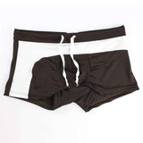 Purpton Mens Swimwear Brown / S NIBESSER Brand Fashion Flat Underwear Men Board Shorts Patchwork Quick Dry Summer Beachwear Casual Shorts Beach Shorts