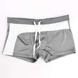 Purpton Mens Swimwear Gray / S NIBESSER Brand Fashion Flat Underwear Men Board Shorts Patchwork Quick Dry Summer Beachwear Casual Shorts Beach Shorts