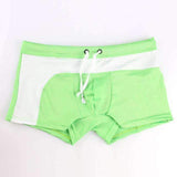 Purpton Mens Swimwear Green / S NIBESSER Brand Fashion Flat Underwear Men Board Shorts Patchwork Quick Dry Summer Beachwear Casual Shorts Beach Shorts