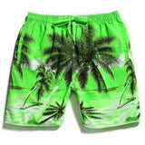 Purpton Mens Swimwear Green / XL NIBESSER Board Shorts Men 2018 Summer Tree Printed Casual Breathable Quick Dry Beach Swimwear Shorts Clothing Plus Size 5XL XXXL