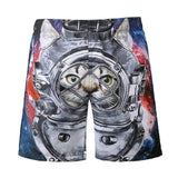 Purpton Mens Swimwear K107 / S NIBESSER Brand Cratvie 3D Printed Animal Men Beach Shorts Fashion Fitness Board Short Knee Length Short Summer Beachwear Trouser