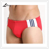Purpton Mens Swimwear New Men's Fashion SwimmingShorts Men Beach Shorts Male Sexy Summer SurfingShorts Man SwimBriefs Short 1PCs Free Shipping