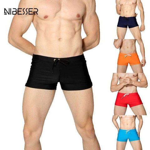 Purpton Mens Swimwear NIBESSER Brand 2018 New Fashion Quick Dry Men Board Shorts Summer Beachwear Casual Shorts Beach Shorts Underpants Outwear