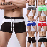 Purpton Mens Swimwear NIBESSER Brand Fashion Flat Underwear Men Board Shorts Patchwork Quick Dry Summer Beachwear Casual Shorts Beach Shorts