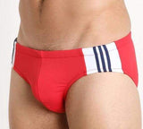 Purpton Mens Swimwear Red / S New Men's Fashion SwimmingShorts Men Beach Shorts Male Sexy Summer SurfingShorts Man SwimBriefs Short 1PCs Free Shipping