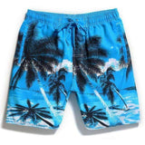 Purpton Mens Swimwear Sky Blue / XL NIBESSER Board Shorts Men 2018 Summer Tree Printed Casual Breathable Quick Dry Beach Swimwear Shorts Clothing Plus Size 5XL XXXL