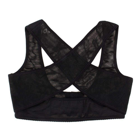 Purpton Women's Bra Black / M Women Therapy Posture Corrector Body Back Pain Belt Brace Shoulder Support Vest Elastic Brace Shoulder Support Vest