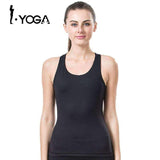 Purpton Women's Shirt Black / L Fitness Yoga Shirts Women Breathable Fitness Women Sports Shirts Running Jogging Gym Running Tank Top Sexy Elastic Vest