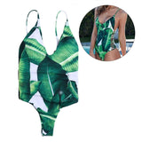 Purpton Womens Swimwear Green / XL One Piece Bikini Swimsuit Sexy Paded Swimwear Swim Suit for Women