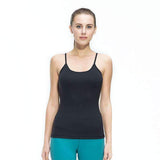 Purpton Womens Wear Black / L Women Fitness Gym Sports Yoga Vest Sexy Sleeveless Shirts Running Clothes with Breathable Quick Dry Spandex Tank tops