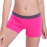 Purpton Womens Wear Hot Pink New Summer Women Sports Gym Workout Waistband Skinny Yoga Shorts