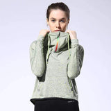 Purpton Womens Wear Light Grey / S Women Outdoor Sport Loose Jackets Yoga Fitness Long Sleeve Running Cool Hoodies Spring Autumn Shirt Breathable Hooded Sweater