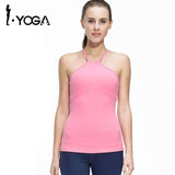 Purpton Womens Wear PINK / L Fitness Women Sleeveless Shirts Jogging Vest Gym Sports Running Clothes Tight Yoga Top with Breathable Quick Dry Spandex