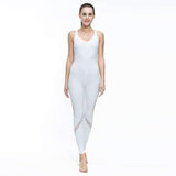 Purpton Womens Wear White / L Women Fitness Yoga Set Gym Sports Running Jumpsuits Jogging Dance Tracksuit Breathable Quick Dry Spandex Sportswear Clothes Suit