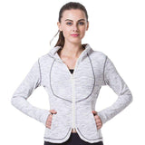 Purpton Womens Wear White / L Women'S Winter Jackets Women Dry Fit Running Jacket Gym Fitness Jackets For Women Sports Yoga Coat Yoga Jacket Long Sleeve Vest