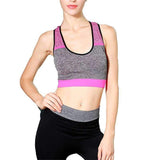 Swim4Fit Bras Rose Red Women's Seamless Stretchy Breathable Sports Bra