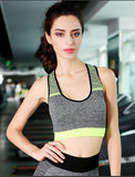 Swim4Fit Bras Shiny Green Free Size Women's Seamless Stretchy Breathable Sports Bra