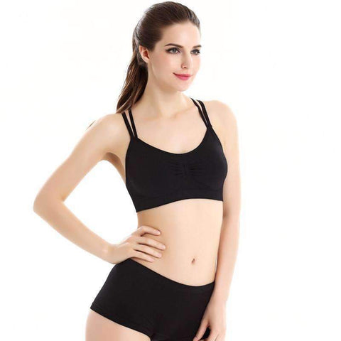 Swim4Fit Bras Women's Solidy Wrap Sports Bra