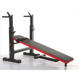 Swim4Fit Fitness Equipment Adjustable Portable Folding Weight Bench w/ Dip Station, Chest Press