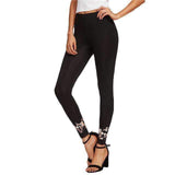 Swim4Fit Leggings Black / XS Women's Pearl Embellished Leggings